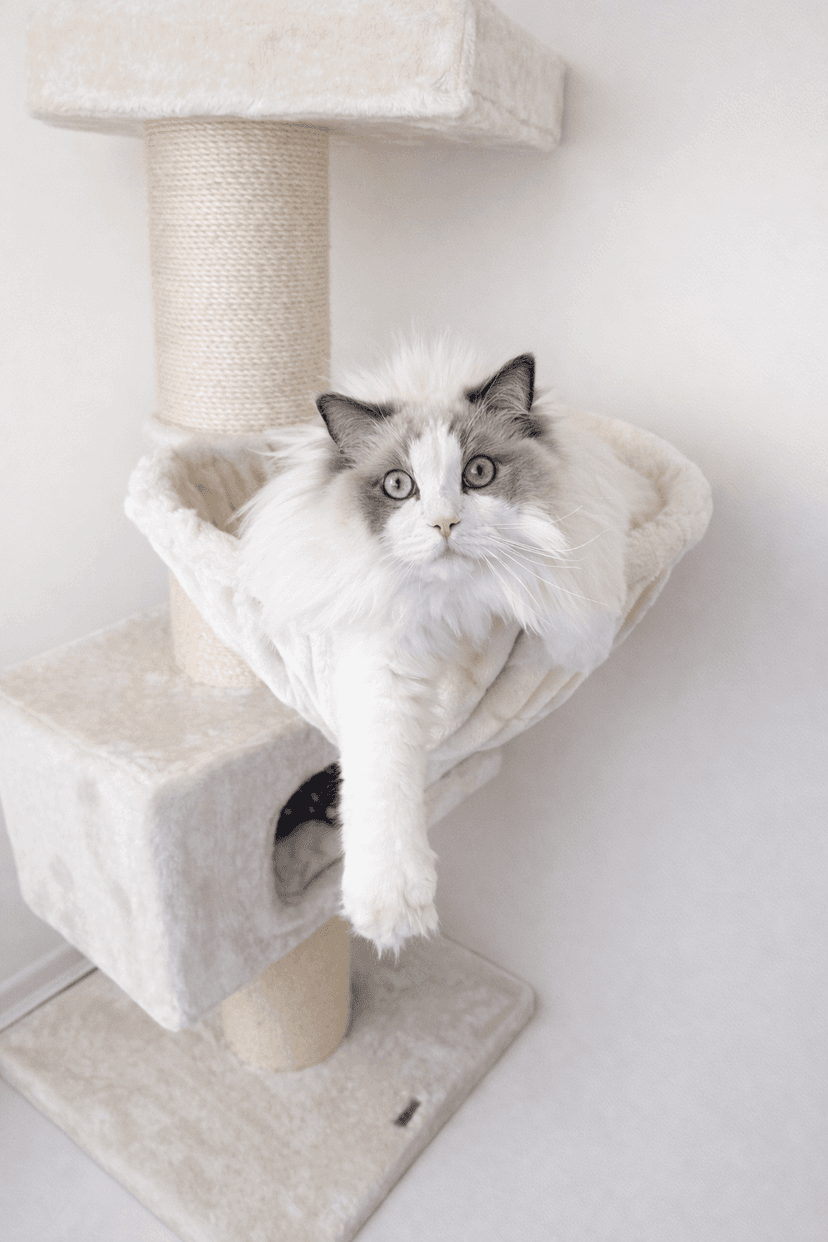 Isla, therapy cat assistant