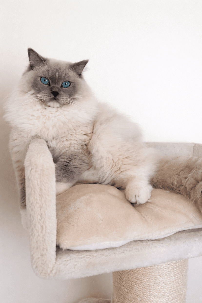 Luigi, therapy cat assistant